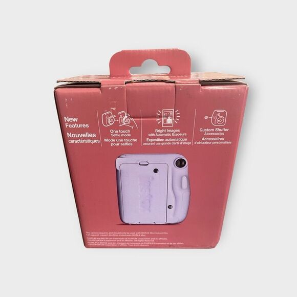 Fujifilm Instax Mini 11  Lilac Purple Camera Instant Film with Extra Film in Box - Picture 7 of 10